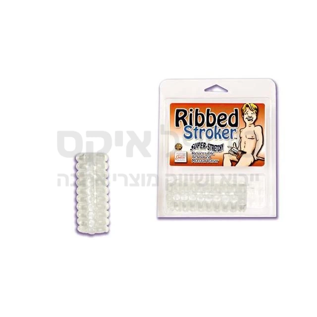 RIBBED הנו שרוול מצולע לעיבוי האיבר לחיכוך מוגבר בוגינה. עשוי סיליקון צורני טהור, נלבש על מרכז האיבר, פתוח בשני צדדיו לרגישות מושלמת. למוצר עצוב חדיש. עקב כך שהמוצר פתוח ולא אטום-מתאפשרת פליטת זרע ואין חשש ל"השחתת זרע" לדתיים שבינינו.. קיים במבחר צבעים, לבחירה.